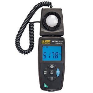 AEMC Instruments 2121.71 - 1110 Light Meter & Data Logger - 20,000 Fc / 200,000 Lux