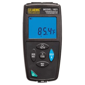 AEMC Instruments 2121.74 - 1821 Thermocouple Thermometer Single Channel -416-3212°F (-249-1767°C)