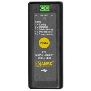 AEMC Instruments 2156.40 - SL40 Single Channel RTD Temperature Data Logger