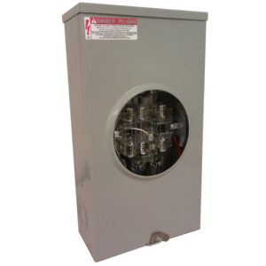 Milbank U7421-RL Meter Enclosure - 7-Terminal, Self-Contained w/Bypass