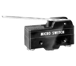 Honeywell BZ-2RW863-A2 Large Basic Switch - SPDT, 15A, 125V w/Straight Lever Actuator & Screw Termination