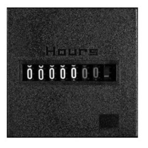 ENM Instruments T32BL717D - Elapsed Time Meter - 7-Digit, 24DCV, Non-Resettable, Hours