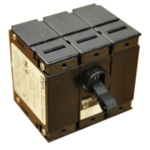 Fuji Electric CP33EM Series Circuit Protectors - 3-Pole w/Series Trip & Medium Time Delay