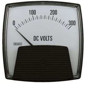 Crompton Instruments 012/013 Saxon Analog Panel Meters - DC Volt Meters