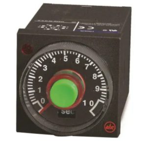 ATC Automatic Timing & Controls 409B-500-F2X 1/16 DIN Push Button Timer, 5/50 SEC/MIN/HRS w/AC/DCV Power