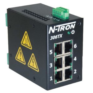 N-Tron 306TX-N Unmanaged Ethernet Switch - 6 Port w/N-View Firmware