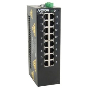 N-Tron 316TX Unmanaged Ethernet Switch - 16 Port