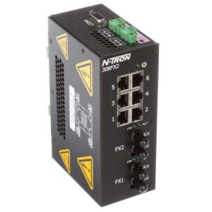 N-Tron 308FXE2 Series Unmanaged Singlemode Ethernet Switch - 8 Port
