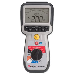 Megger MIT420/2 - Insulation and Continuity Tester - 1000V/200GOhm with PI, DAR & Data Storage