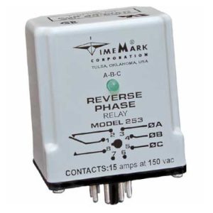 Time Mark Corp. Model 253 Reverse Phase Relay, SPDT, Socket Mount