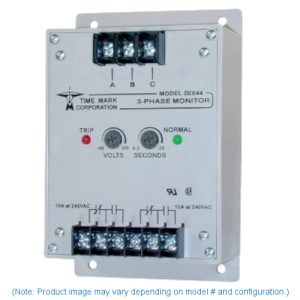Time Mark Corp. Model 2644 3-Phase Power Monitor, DPDT, Surface Mount w/Auto Reset