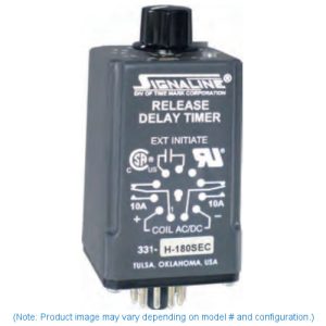 Time Mark Corp. Model 331 Release Delay Relay - DPDT, 10-300S w/Knob Adjustment