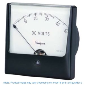 Simpson Electric Wide-Vue Style Analog Panel Meter - AC Ammeters