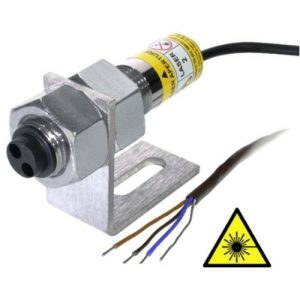 Monarch Instruments 6180-035 ROLS24-W Remote Optical Laser Sensor - Tinned Leads & 8 ft cable w/24DCV Power