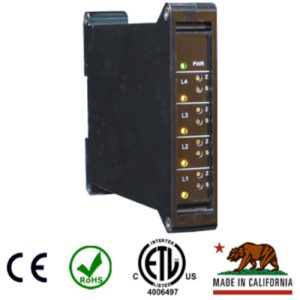 Laurel Electronics QLS-1 Current Loop Splitter, Quad Output 4-20 DCmA w/85-264 ACV Power