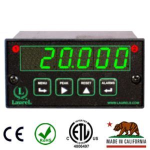Laurel Electronics Laureate™ L1000/L2000 Digital Panel Meter / Controller - Ohmmeter/Resistance