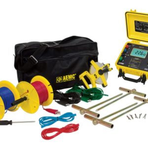 AEMC Instruments 2135.24 - 4630 4-Point Digital Ground Resistance Tester - 2000 Ohm KIT w/500 ft Leads