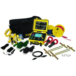 AEMC Instruments 2135.50 - 6471 3 & 4 Point Digital Ground Resistance Tester KIT w/300 ft Leads