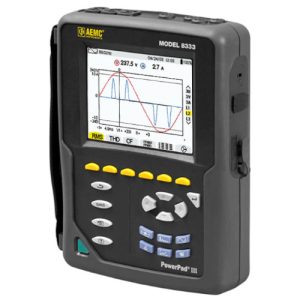 AEMC Instruments 8333 PowerPad III Three-Phase Power Quality Analyzer (3 Current & 4 Voltage Inputs)