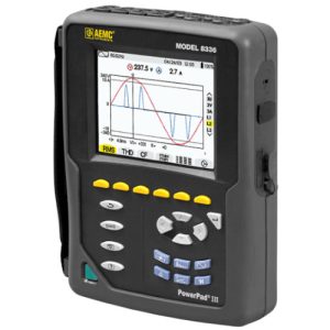 AEMC Instruments 8336 PowerPad III Three-Phase Power Quality Analyzer w/2GB Memory (4 Current & 5 Voltage Inputs)