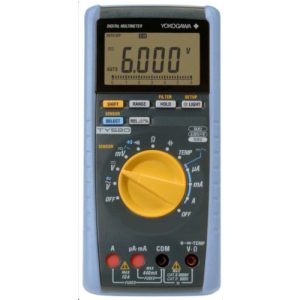Yokogawa TY520 Digital Multimeter - 1000 AC/DCV, 10 AC/DCA True-RMS, Res, Freq, Cap, Cont, Diode & Temp
