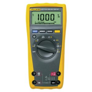Fluke Electronics FLUKE-177 Digital Multimeter - 1000 AC/DCV, 10 AC/DCA True-RMS, Diode, Cap, Res, Cont, Res & Freq
