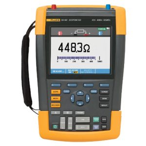 Fluke Electronics FLUKE-190-062/AMS Digital Scopemeter - 60 MHz, 2-Ch w/625 MS/s per ch. w/DMM Features & Carrying Case + FlukeView" Software