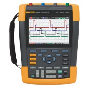 Fluke Electronics FLUKE-190-104/AMS Digital Scopemeter - 100 MHz, 4-Ch w/1.25 GS/s per ch. w/Carrying Case + FlukeView" Software