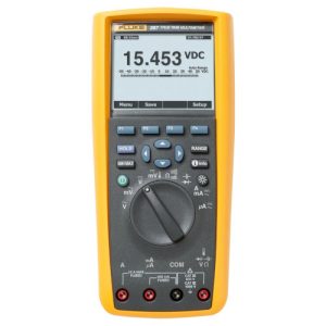 Fluke Electronics FLUKE-287 Digital Multimeter - 1000 AC/DCV, 10 AC/DCA True-RMS, Cap, Res, Freq & Temp w/TrendCapture