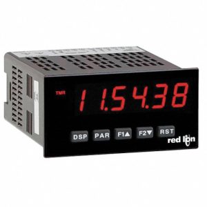Red Lion Controls PAXTM010 6-Digit Pre-Set Timer w/Red LED Display & DCV Power