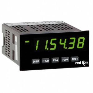 Red Lion Controls PAXTM100 6-Digit Pre-Set Timer w/Green LED Display & ACV Power