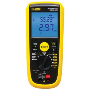 AEMC Instruments 2126.55 - 6529 Digital Megohmmeter - 50/100/250/500/1000V w/PI & DAR Functions