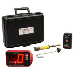 HD Electric DVI-100/K02 Digital Voltage Indicator - 100 kV KIT02 w/Underground Bushing Probe & Proof Tester