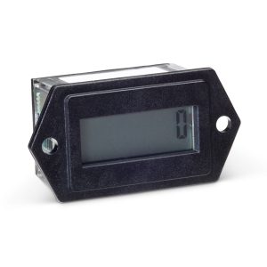 Trumeter 3400-0000 Electronic LCD Counter - AC/DC Counter 2-hole case 1/4” spade terminal non-reset